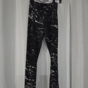 Black Marble Leggings